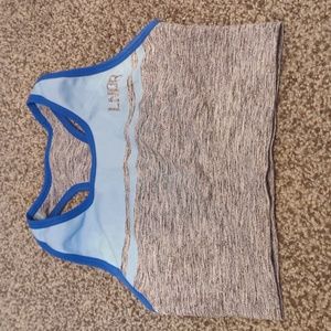 LNDR Sports Bra Gray and Blue XS/S
